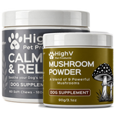 Calming Dog Treats + Mushroom Powder