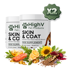 Skin & Coat Dog Treats X2