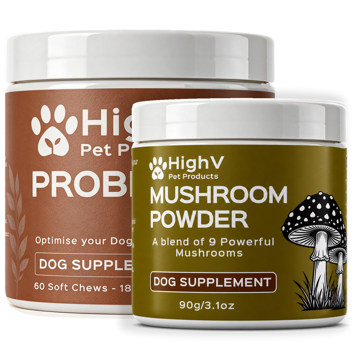 Probiotic Support + Mushroom Powder