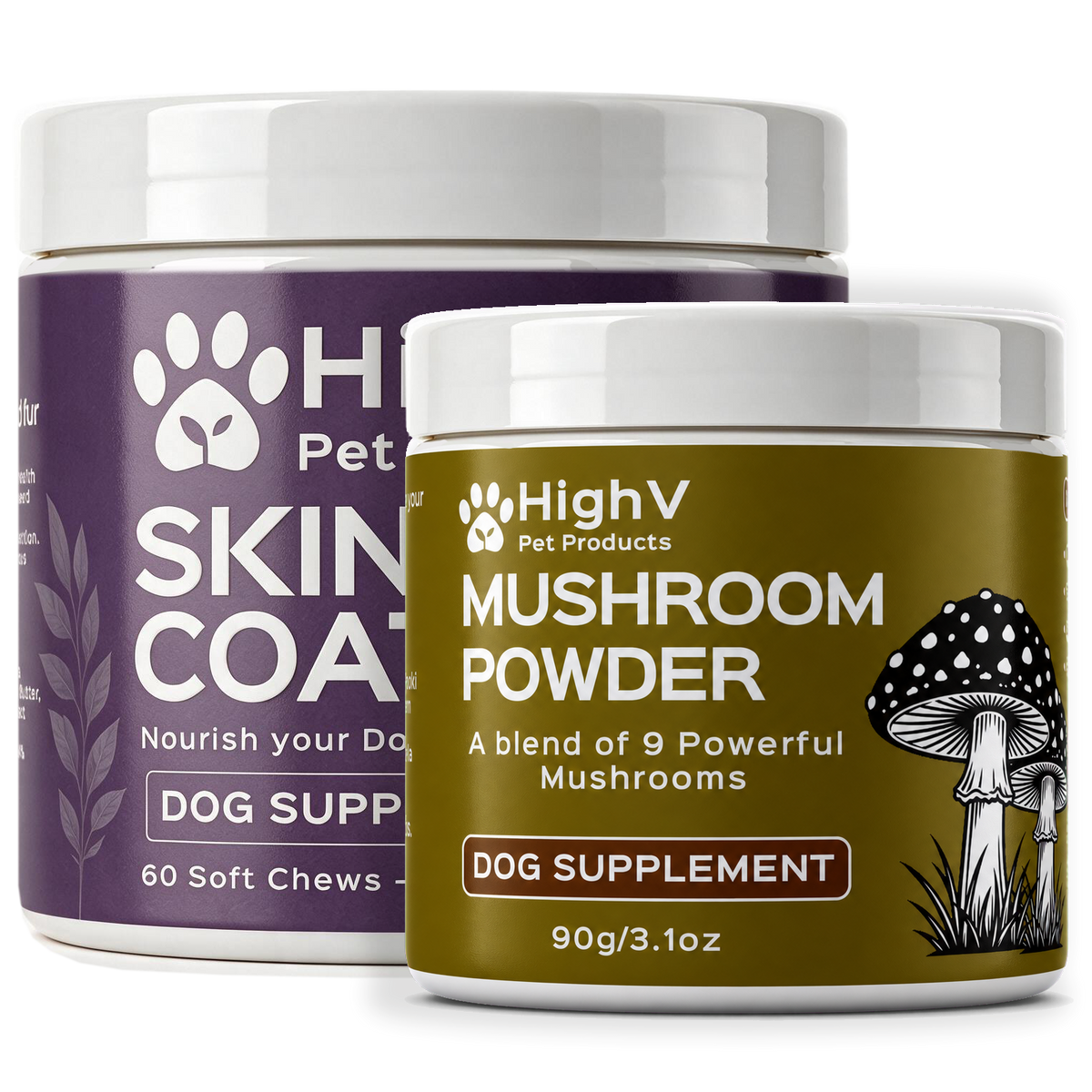 Skin & Coat Support + Mushroom Powder
