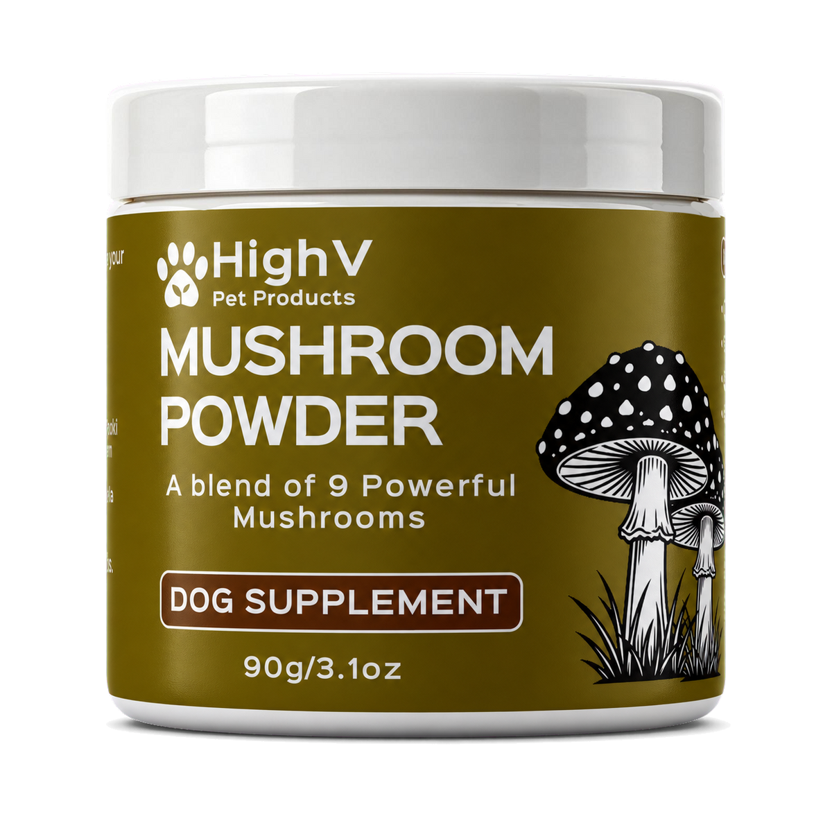 Mushroom Powder for Dogs – 9 Mushroom Blend